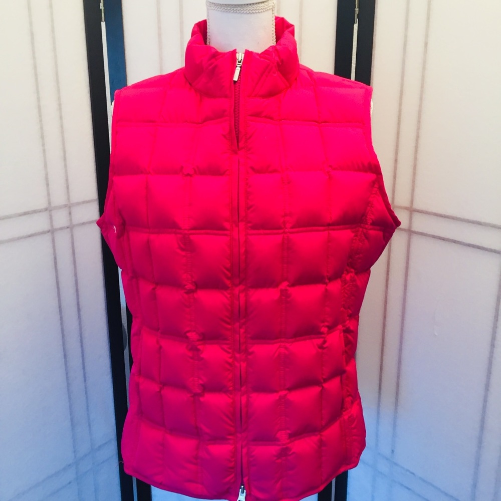 Pendleton Original Pink Down Puffer Vest Large - image 1